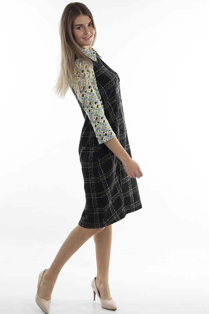 Фото товара 18668, сарафан в клетку